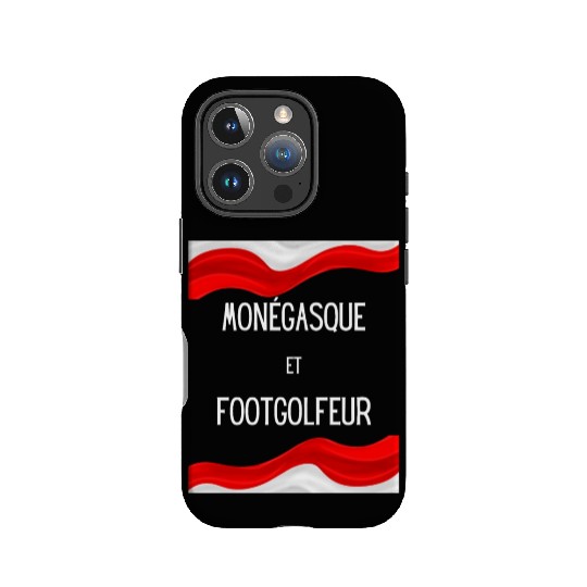 Monegasque et footgolfeur IPhone Cases