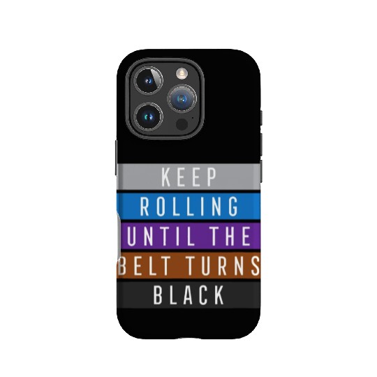 Keep Rolling Jiu Jitsu idea for BJJ, Jujitsu Gift IPhone Cases