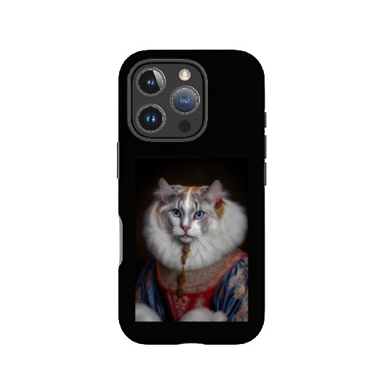 American Curl Prince Cat Breed Portrait Royal Rena IPhone Cases
