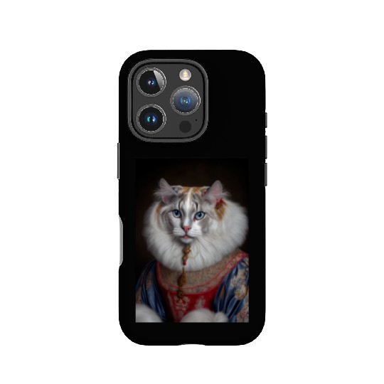 American Curl Prince Cat Breed Portrait Royal Rena IPhone Cases