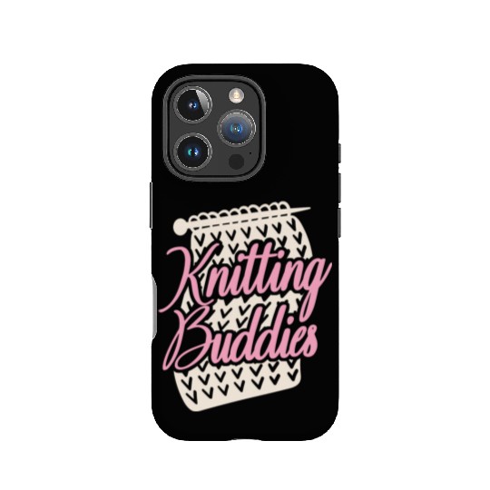Knitting Knitter Friends Besties IPhone Cases