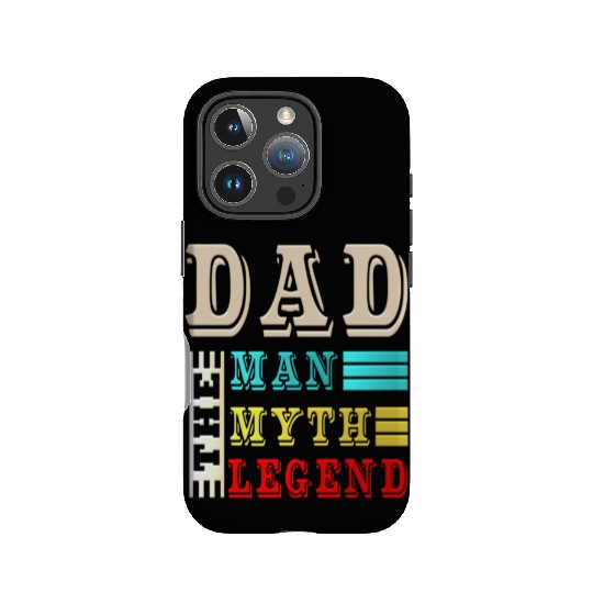 funny trucker Dad the man the myth the legend IPhone Cases