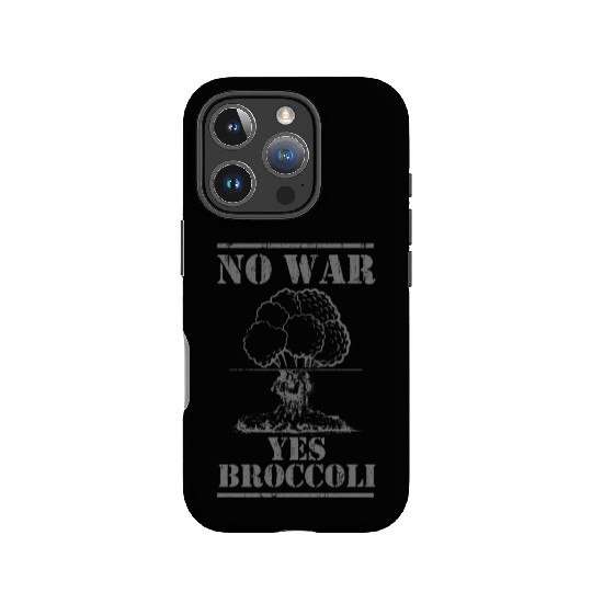 No war yes broccoli IPhone Cases