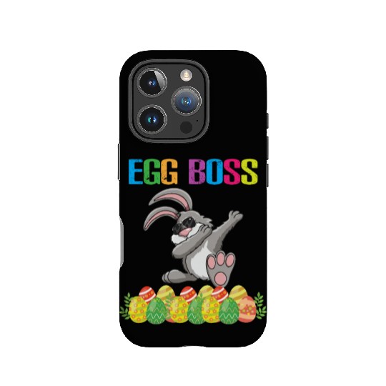 Dabbing Egg Boss Easter Bunny IPhone Cases