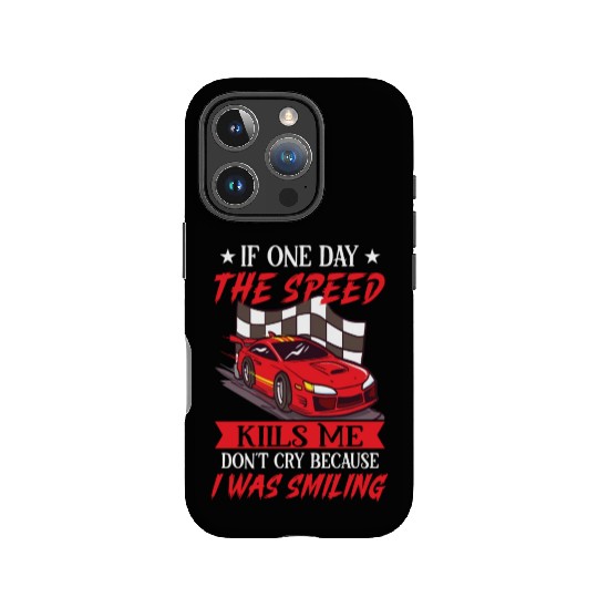 Race Car Dirt Track Racing Funny Racer Race Car IPhone Cases
