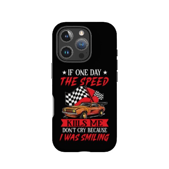 Race Car Dirt Track Racing Funny Racer Race Car IPhone Cases