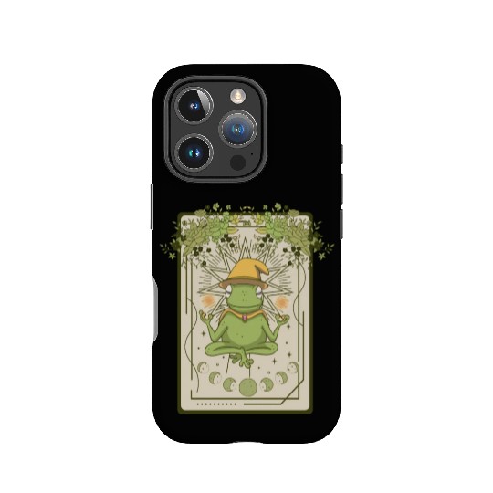 Dark Cottagecore Wizard Frog Goblincore Aesthetic IPhone Cases