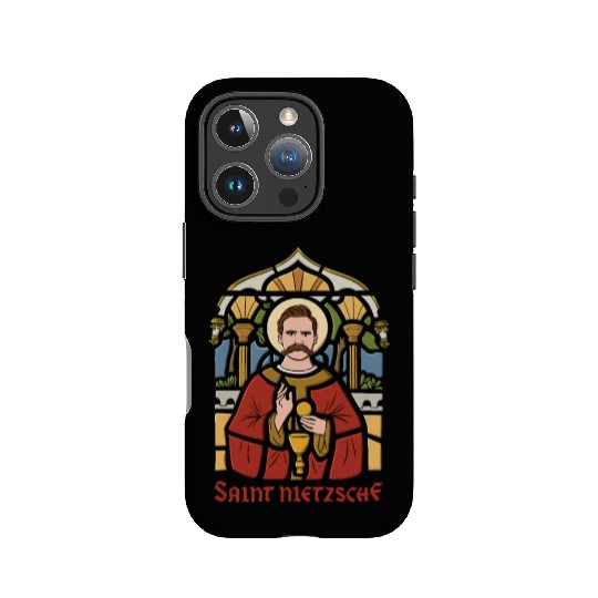 Saint Nietzsche Design for a Philosophy Student IPhone Cases