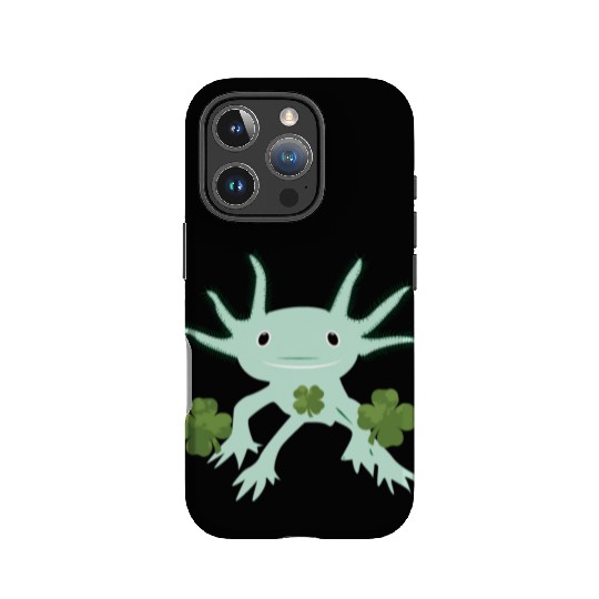 Axolotl St Patricks Day IPhone Cases