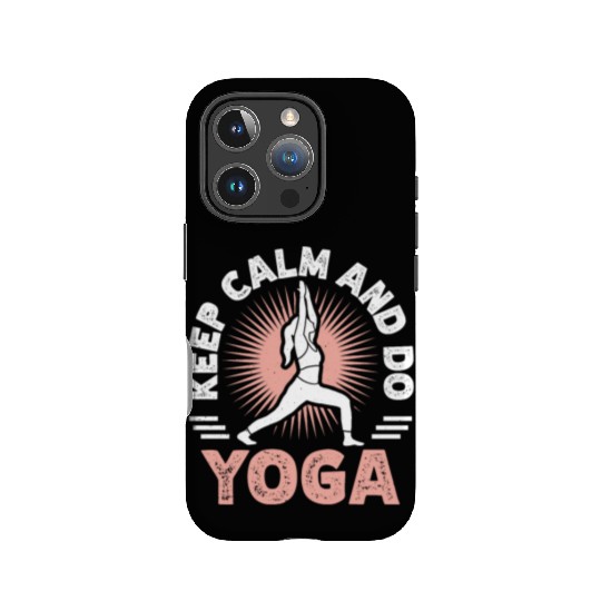 Keep Calm And Do YOGA IPhone Cases