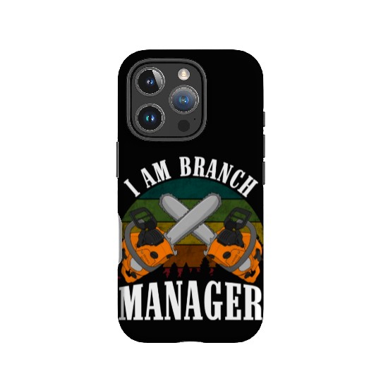 chainsaw Lumberjack IPhone Cases