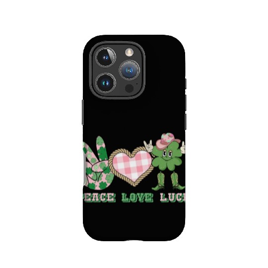 Peace Love Luck IPhone Cases