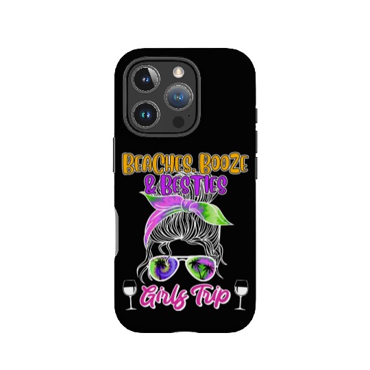 Beaches Booze Besties Girls Trip Spring Break IPhone Cases