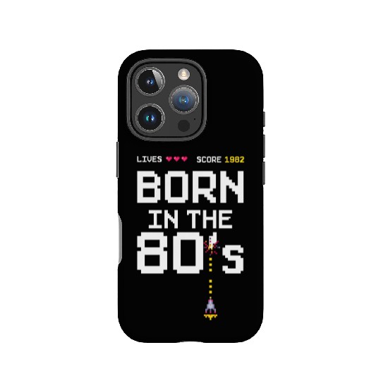 1982 Birtday Retro Gamer Pixel Born in the 80s IPhone Cases