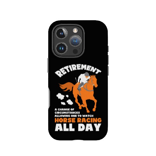 Horse Racing Retirement Gift IPhone Cases
