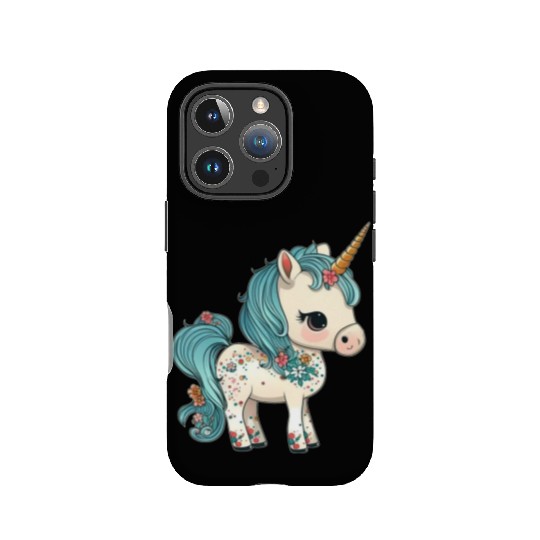 Unicorn elves mythical creatures siblings child IPhone Cases