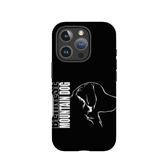 Funny Bernese Mountain Dog Profile dog mom IPhone Cases