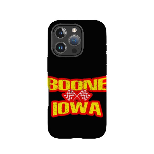 Boone Iowa IA Midwest Hobby Stock Modified Race Ca IPhone Cases