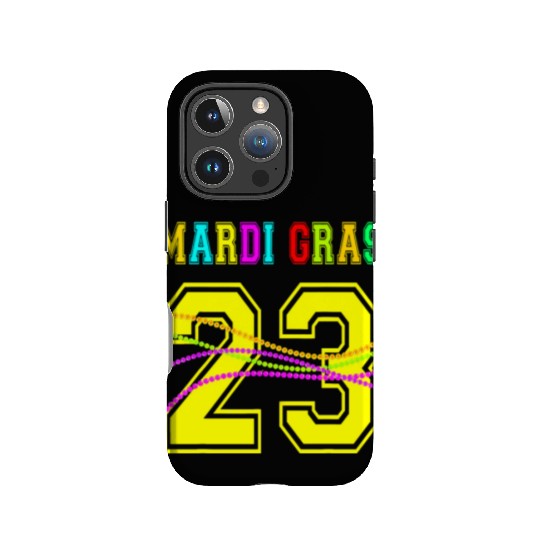 2023 Mardi Gras New Orleans Party Beads Bourbon St IPhone Cases