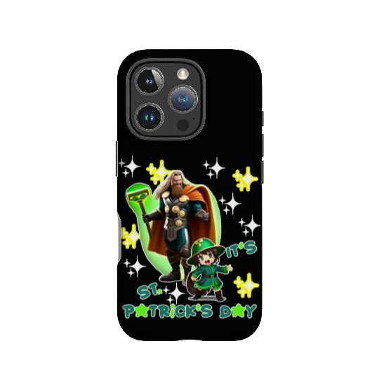Kids St. Patrick's Day Shamrock "Thor, anime" IPhone Cases