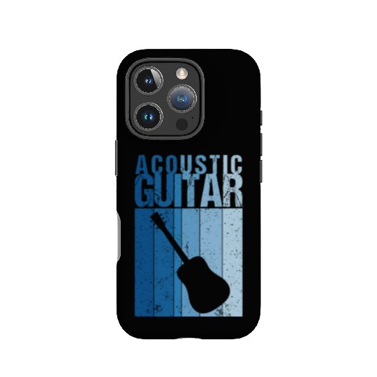 Vintage Acoustic Guitar Country Blues Musician IPhone Cases