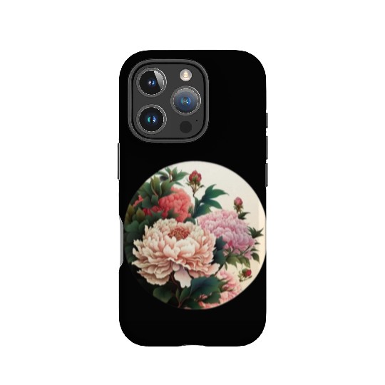 Peony flowers IPhone Cases