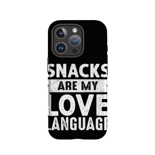 Snacks Are My Love Language IPhone Cases