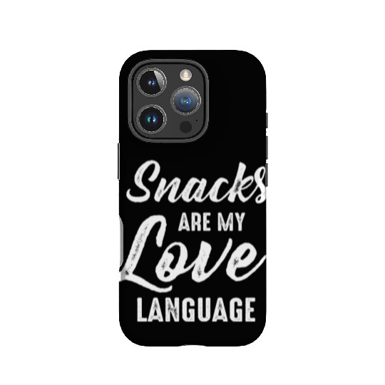 Snacks Are My Love Language IPhone Cases