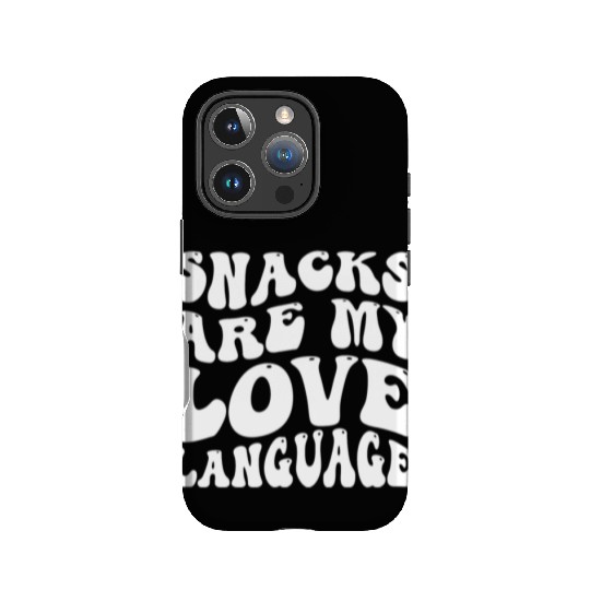 Snacks Are My Love Language IPhone Cases