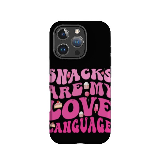 Snacks Are My Love Language IPhone Cases