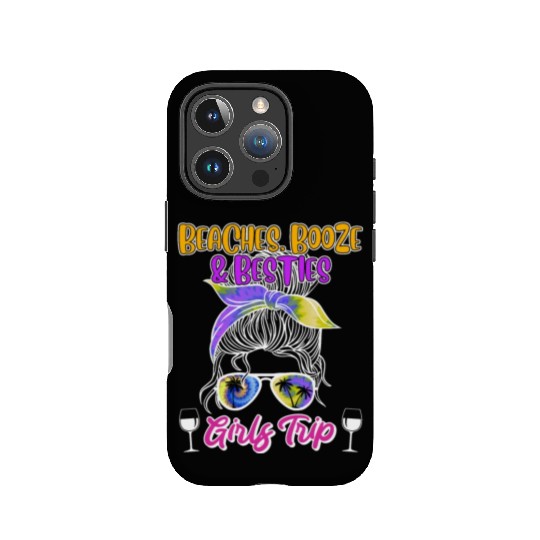 Beaches Booze Besties Girls Trip Spring Break IPhone Cases