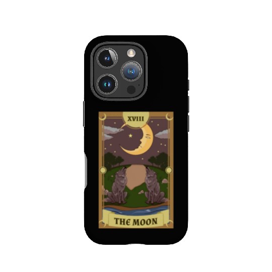 Anime Tarot Card The Moon Occult Witch IPhone Cases