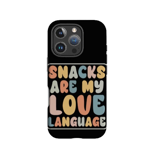 Snacks Are My Love Language IPhone Cases