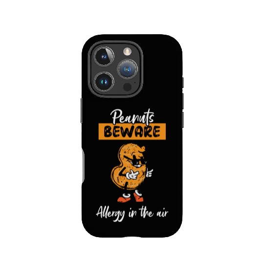 Peanuts Beware Allergy In The Air Peanut Allergic IPhone Cases