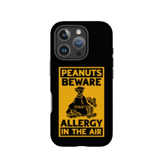 Peanuts Beware Allergy In The Air Peanut Allergic IPhone Cases