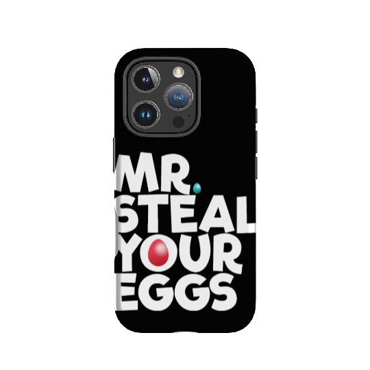 Mr Steal Your Eggs Kids Easter Sunday Funny Easter IPhone Cases