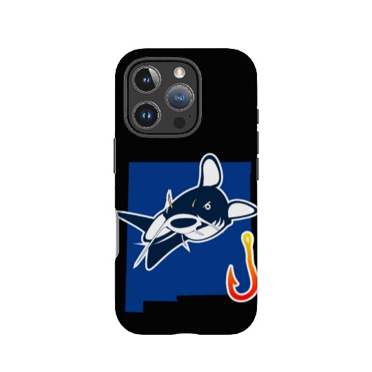 Catfishing Season New Mexico State Flag Fish Rod IPhone Cases