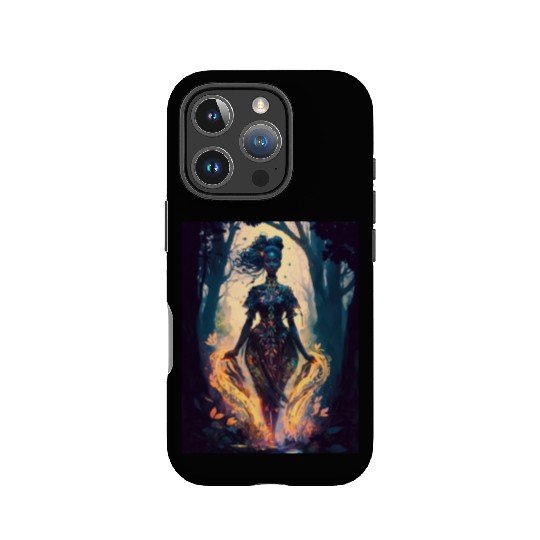 Black Nature Goddess - African American, Woodland IPhone Cases
