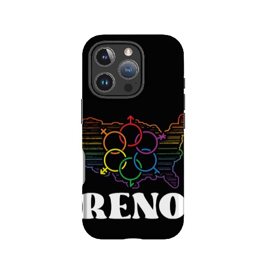 Reno Pride Flag Pride Month LGBTQ Flag LGBT Commun IPhone Cases