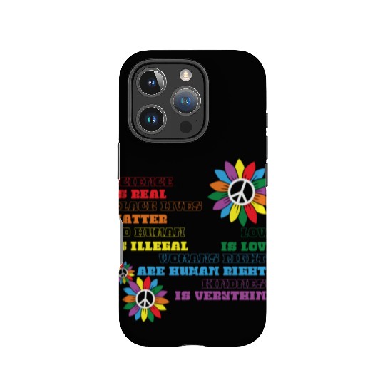 Distressed Science Is Real Black IPhone Cases