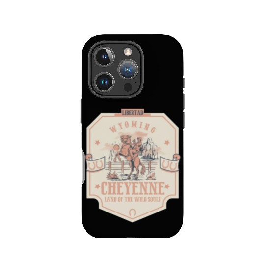 cheyenne wyoming wild west town IPhone Cases