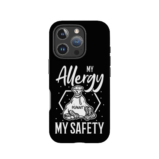 My Allergy My Safety Peanut Allergic IPhone Cases