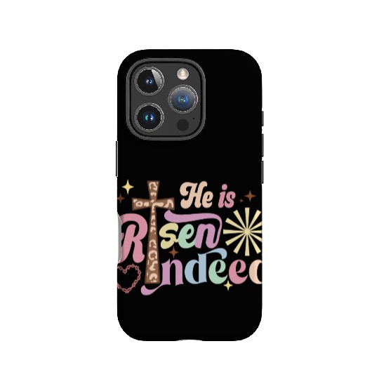 He is risen indeed IPhone Cases