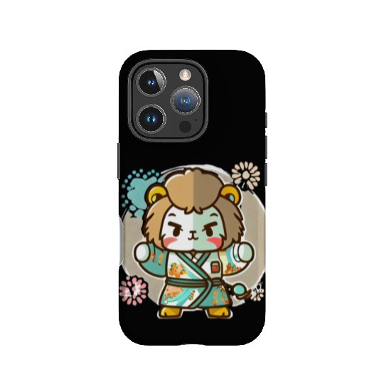 Lion kimono IPhone Cases