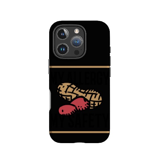 My Allergy My Safety Peanut Allergic IPhone Cases