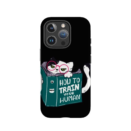 How To Train Your Human Funny Cat with Sunglasses IPhone Cases