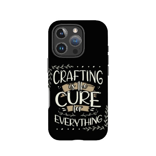 Crafter Gift Cats are the Cure for Everything IPhone Cases