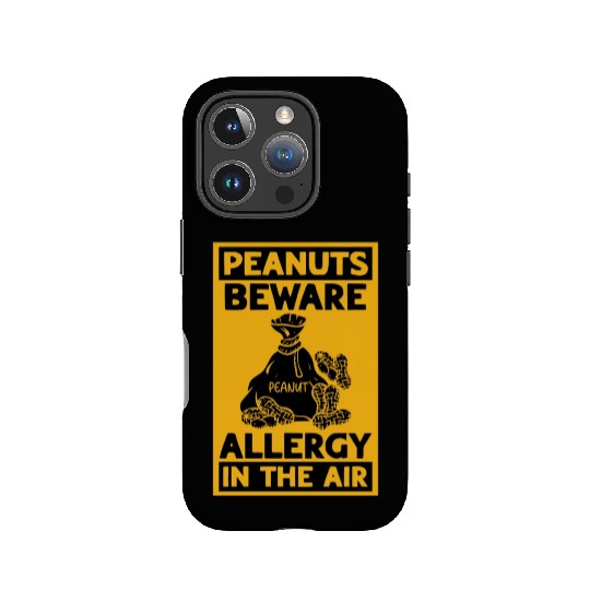 Peanuts Beware Allergy In The Air Peanut Allergic IPhone Cases