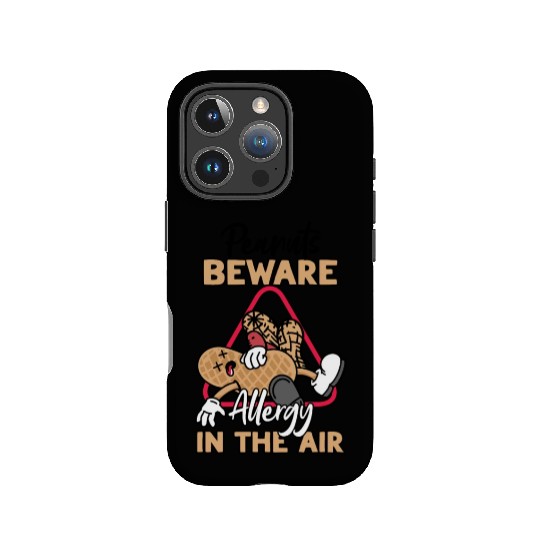 Peanuts Beware Allergy In The Air Peanut Allergic IPhone Cases