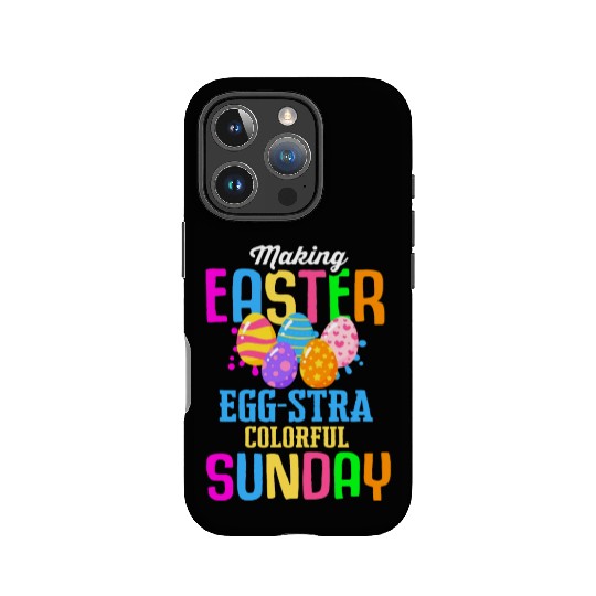 Easter Colorful Egg Dye Rabbit Egg Hunt IPhone Cases